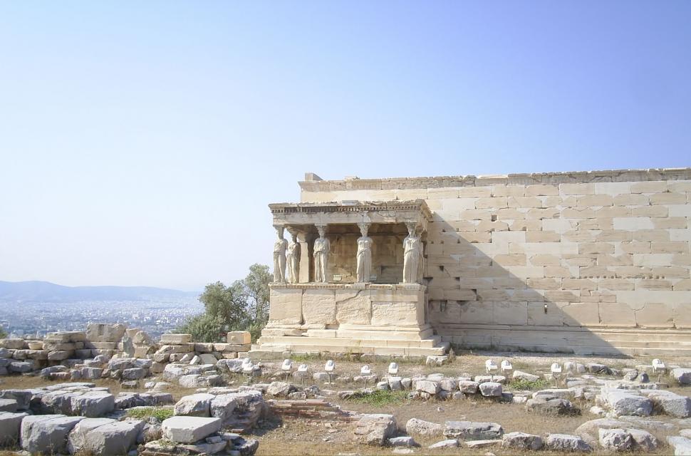 Free Image of Greek Temple Ruins 