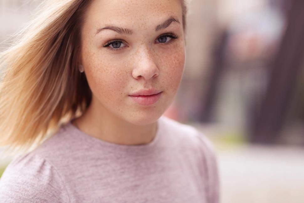 Free Image of Woman outdoors 