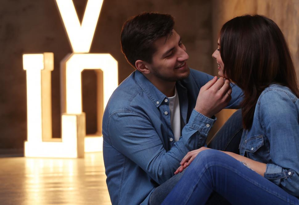 Free Image of Couple in love 