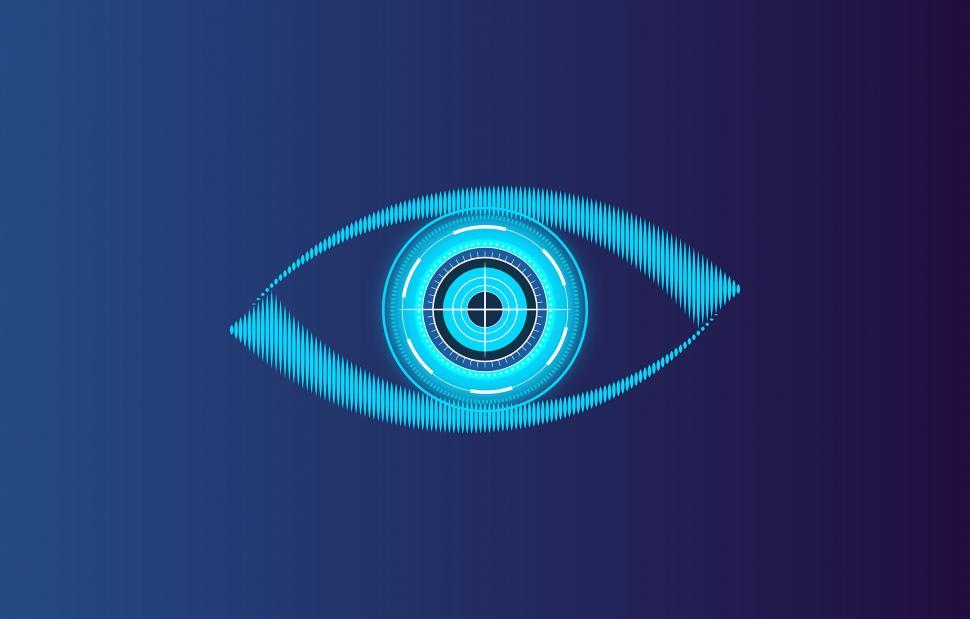 Free Image of Bionic Eye Illustration 