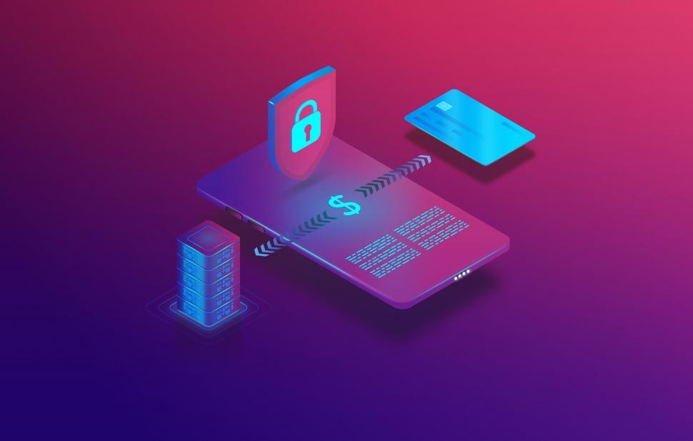 Free Image of Secure Payments Concept - Secure Mobile Payments - Illustration 