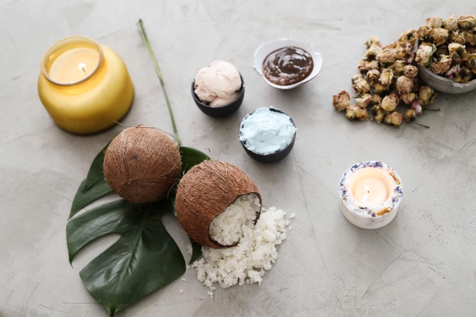 Free Image of Health and spa skincare items 