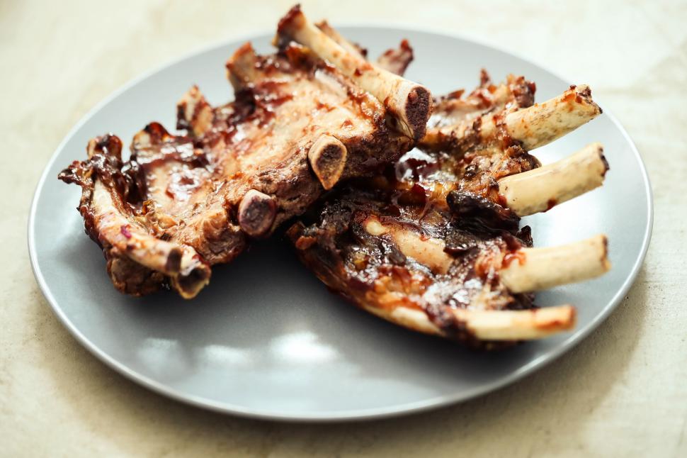 Free Image of Racks of ribs 