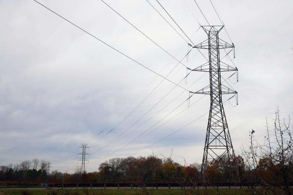 Free Image of Power Transmission Lines 