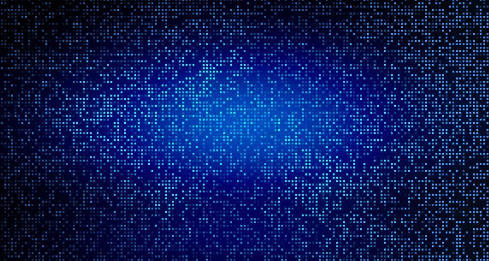 Free Image of Abstract Blue Background - Small Squares on Blue Gradient 