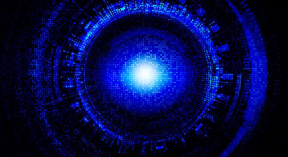 Free Image of Digital Eye - Abstract Technology Background 