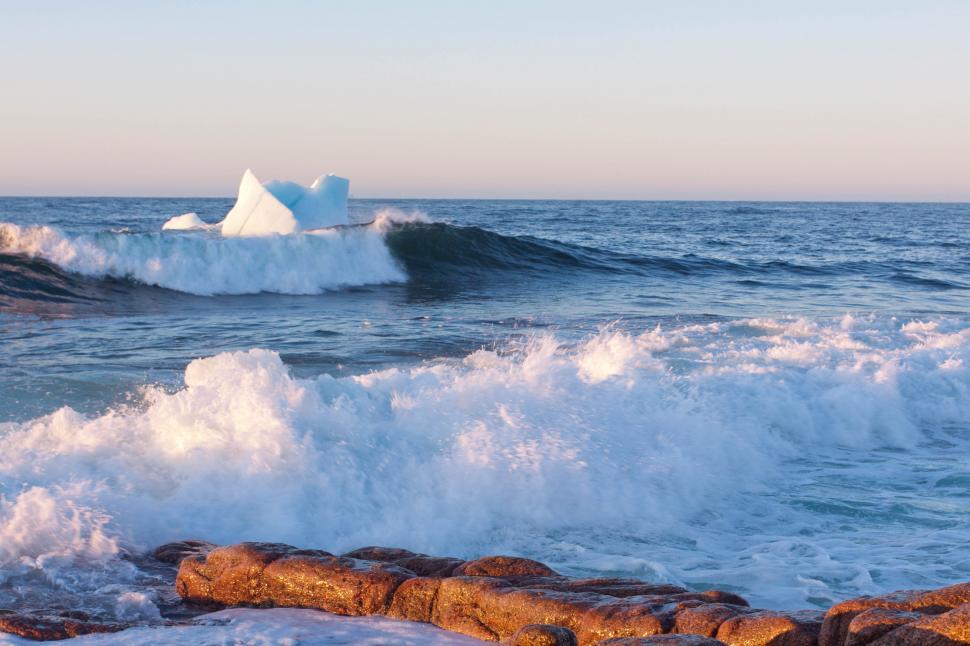 Free Image of Coastal Icebergs 