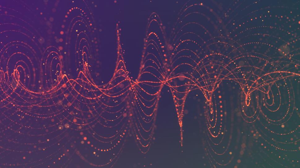 Free Image of Abstract particle background  