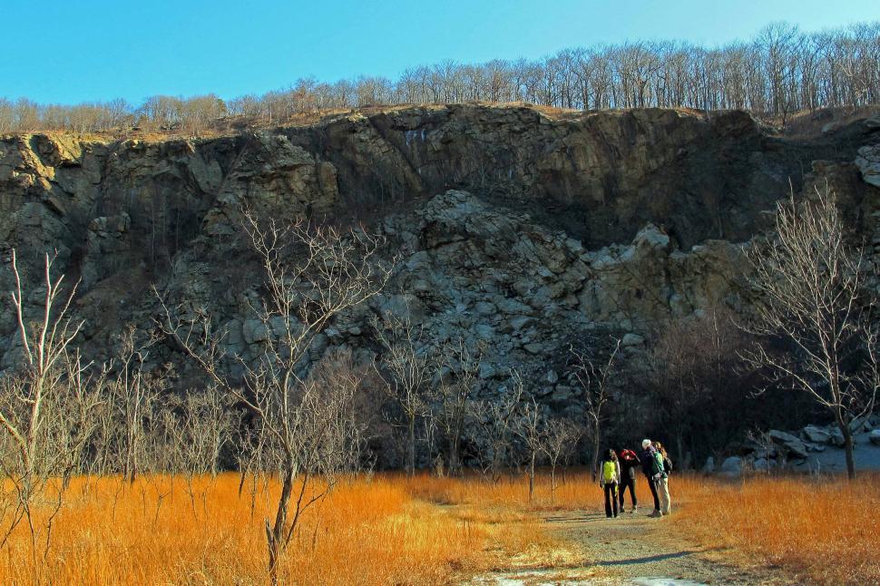 Free Image of Mountain Hikers  