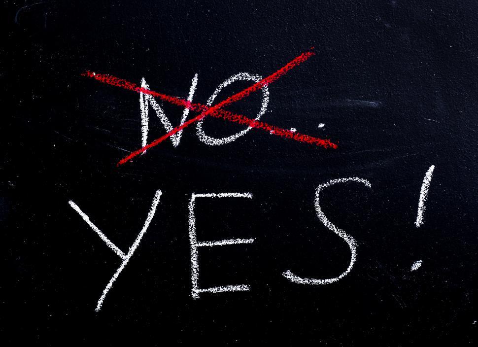 Free Image of No becomes a Yes 