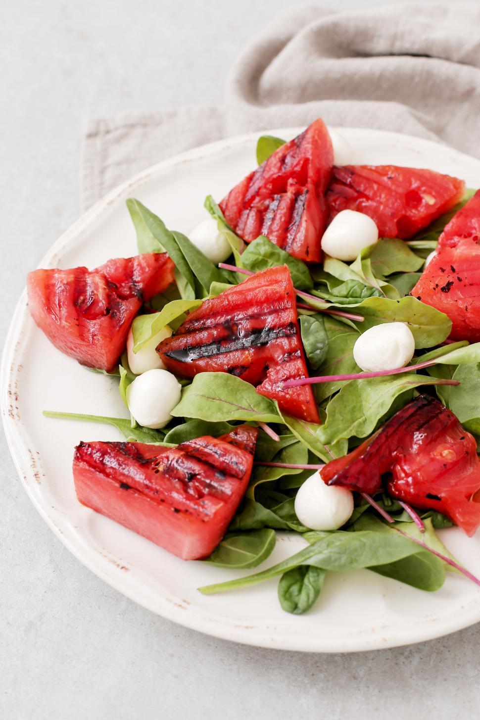 Free Image of Watermelon salad 