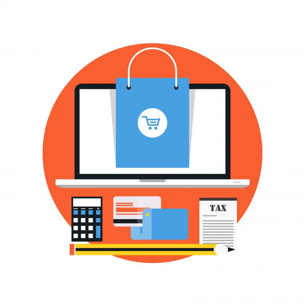 Free Image of E-commerce concept	  