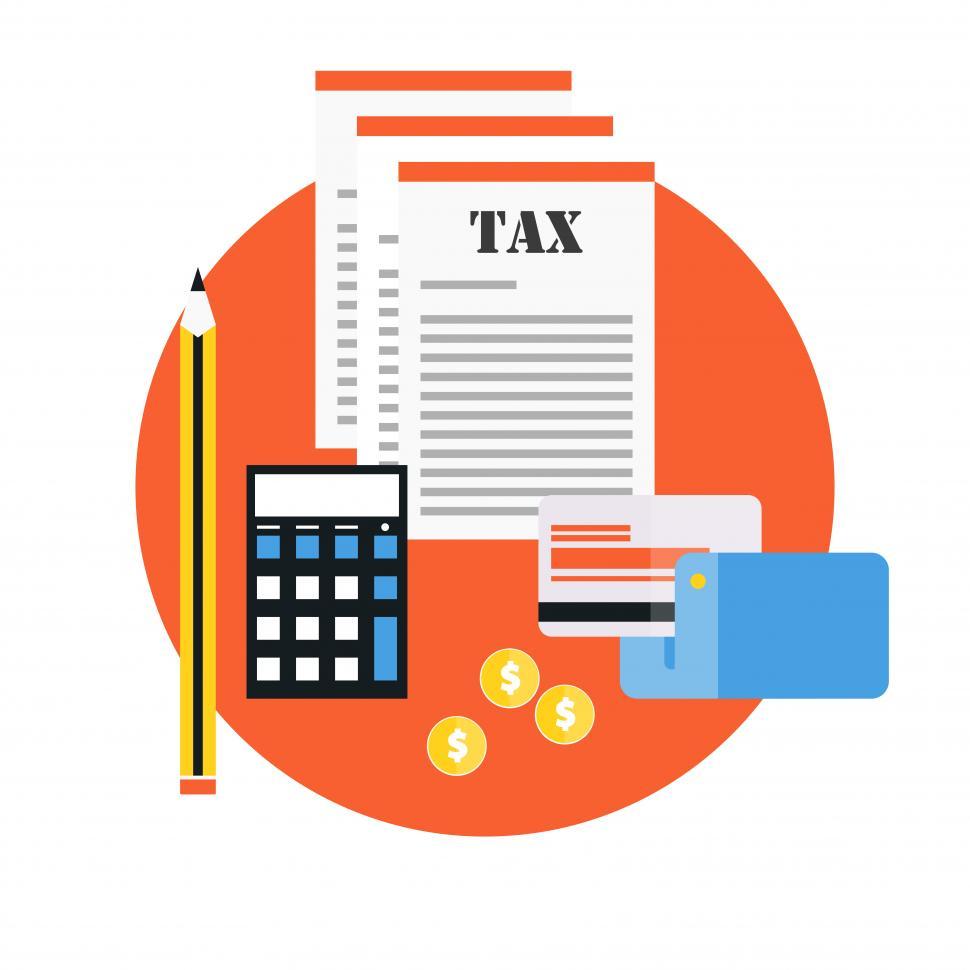 Free Image of Paying tax	  