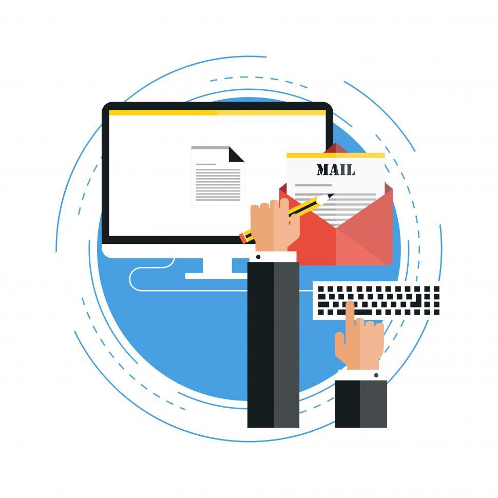 Free Image of E-mail marketing concept	  