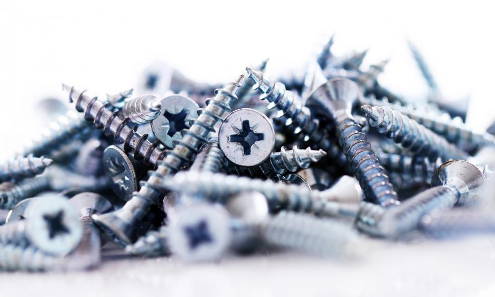 Free Image of Close up of screws 