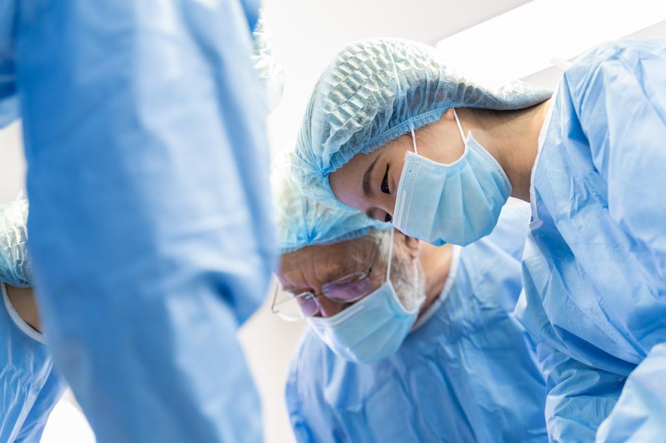 Free Image of Member of a Surgical Team 
