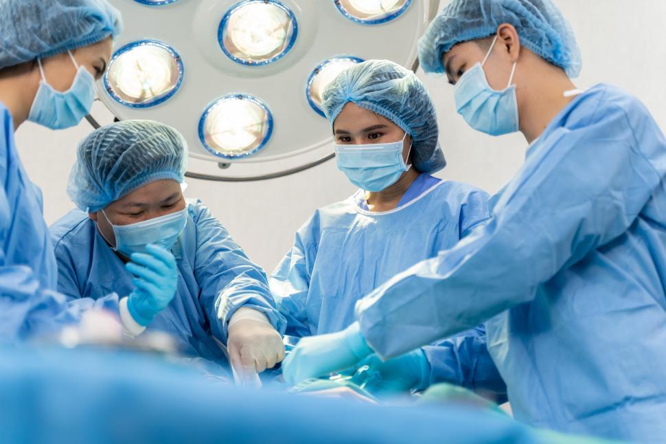 Free Image of Medical Team Performing Surgical Operation 