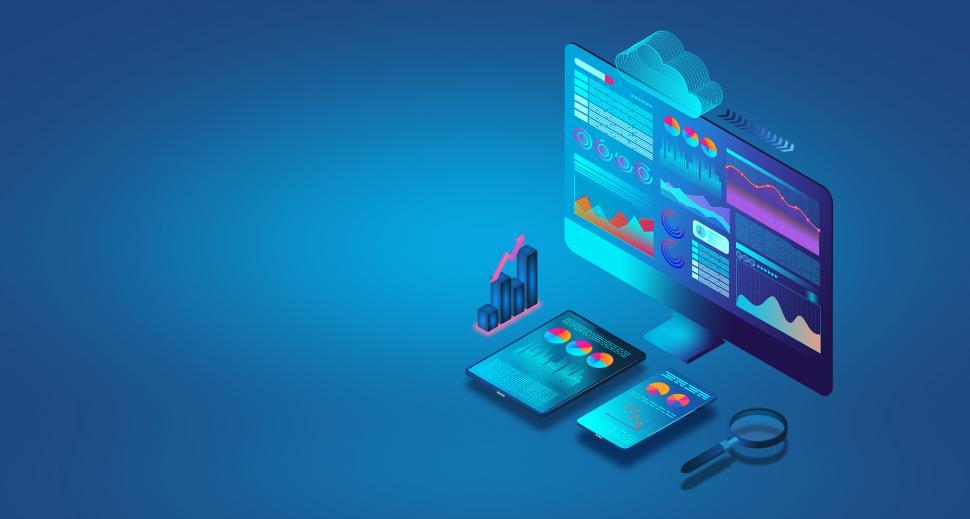 Free Image of Business Analytics Concept - Illustration with Copyspace 