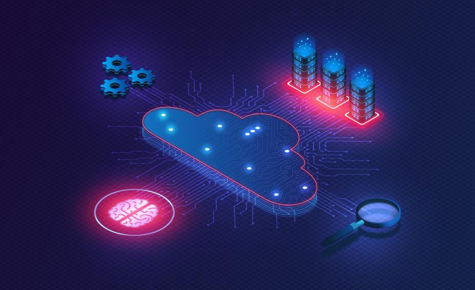 Free Image of Cloud Computing and Artificial Intelligence - Cloud AI Developme 