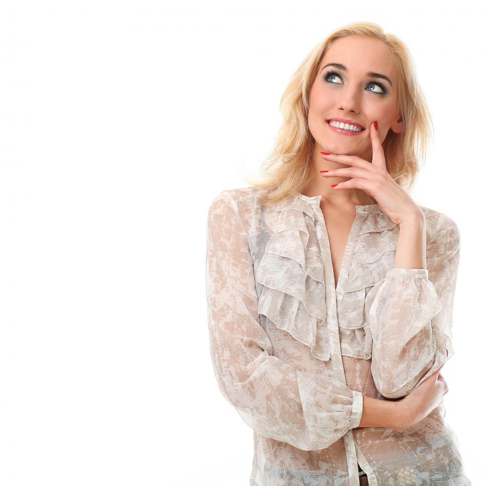 Free Image of Woman with copyspace 