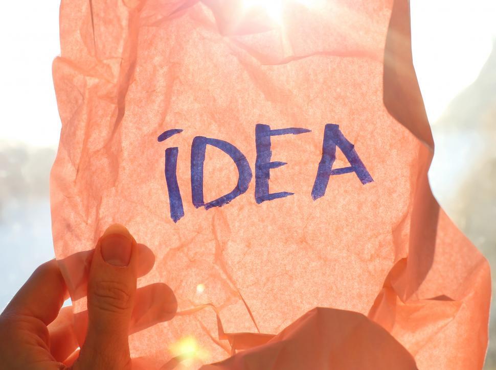 Free Image of Crumpling paper with ideas 