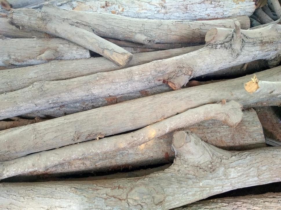 Free Image of Log Pile  