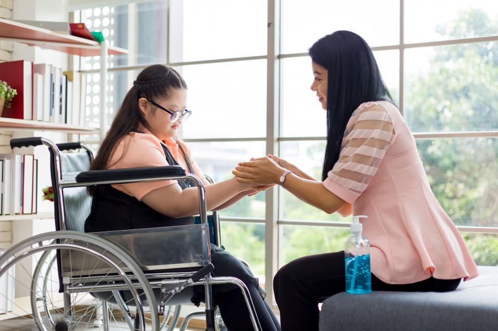 Free Image of Health care for children with autism or physically disabled 