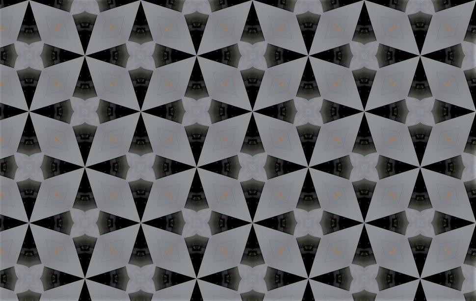 Free Image of Octagon and crosses pattern  
