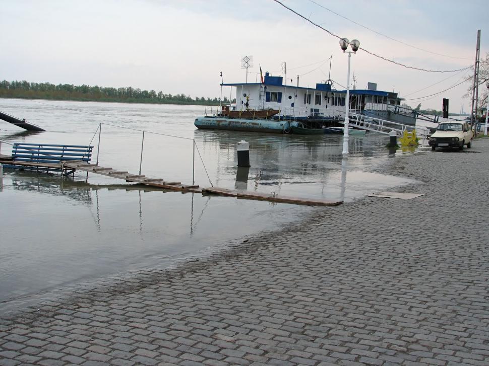 Free Image of Flooded urban area water invading the streets 