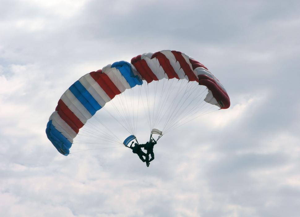 Free Image of Parachutes team 