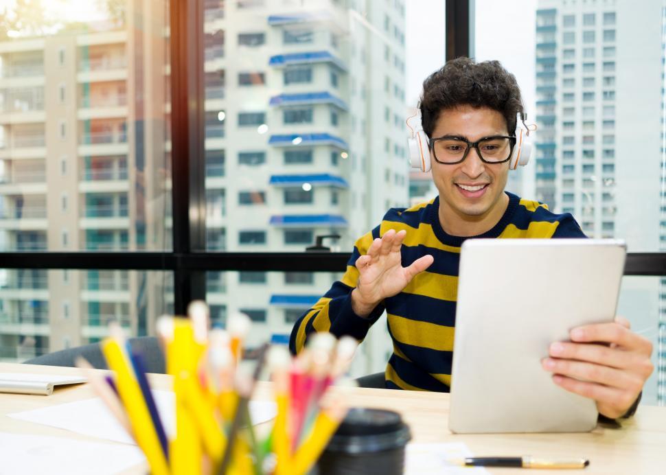 Free Image of Young Business Guy in casual sweater 