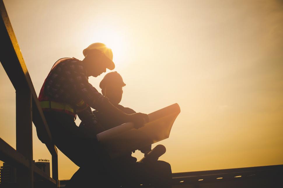Free Image of Engineer and architect planning construction 