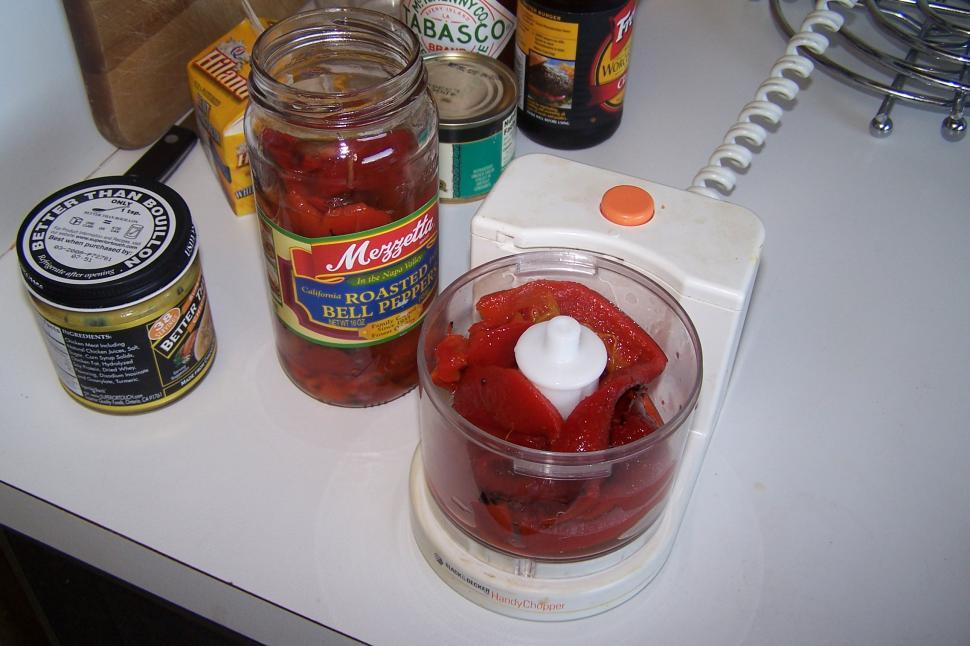 Free Image of Red Pepper Puree 