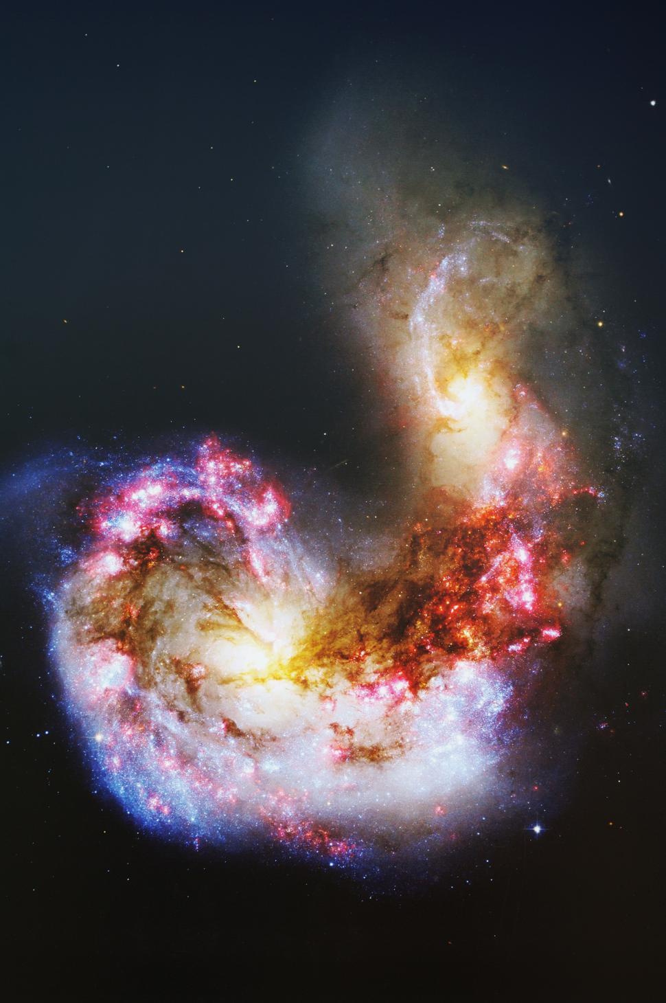 Free Image of Spirally Shaped Objects in Space 