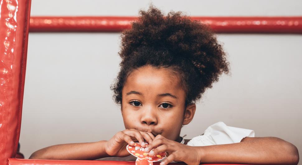 Free Image of African American girl looking at camera 