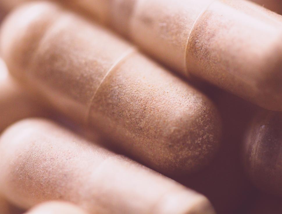 Free Image of Pills macro - Capsules 