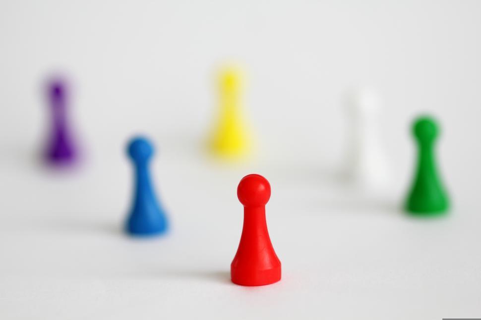 Free Image of Board Game Figures  