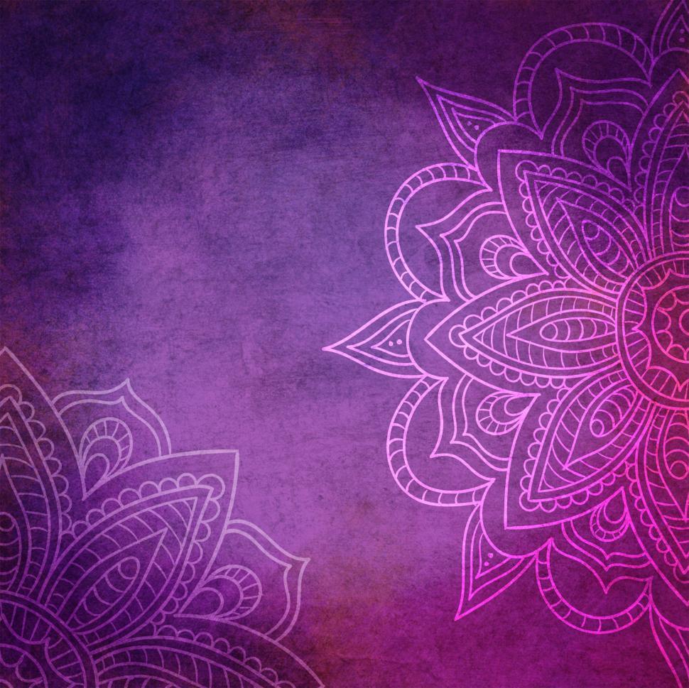 Free Image of Purple Mandala  