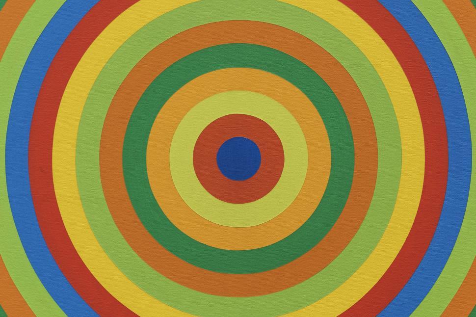 Free Image of Circles of different colors 