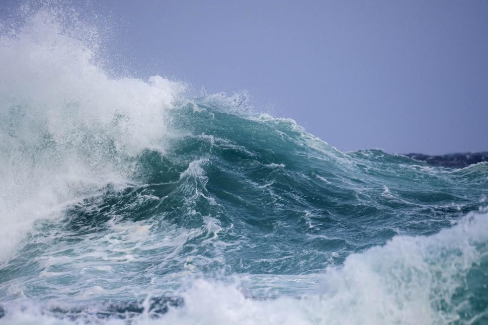 Free Image of Large wave 
