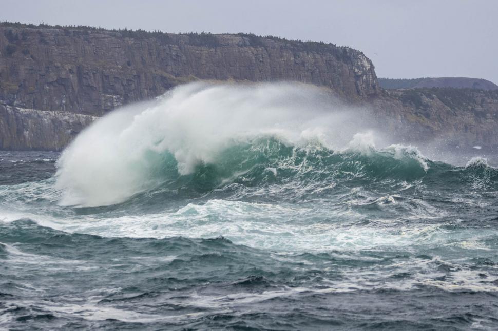 Free Image of Wave near the shoreline 