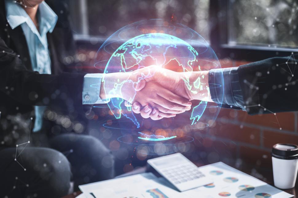 Free Image of Global partnership, handshake deal 