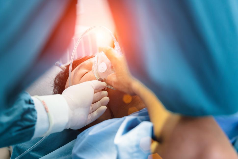 Free Image of Patient undergoing medical procedure 