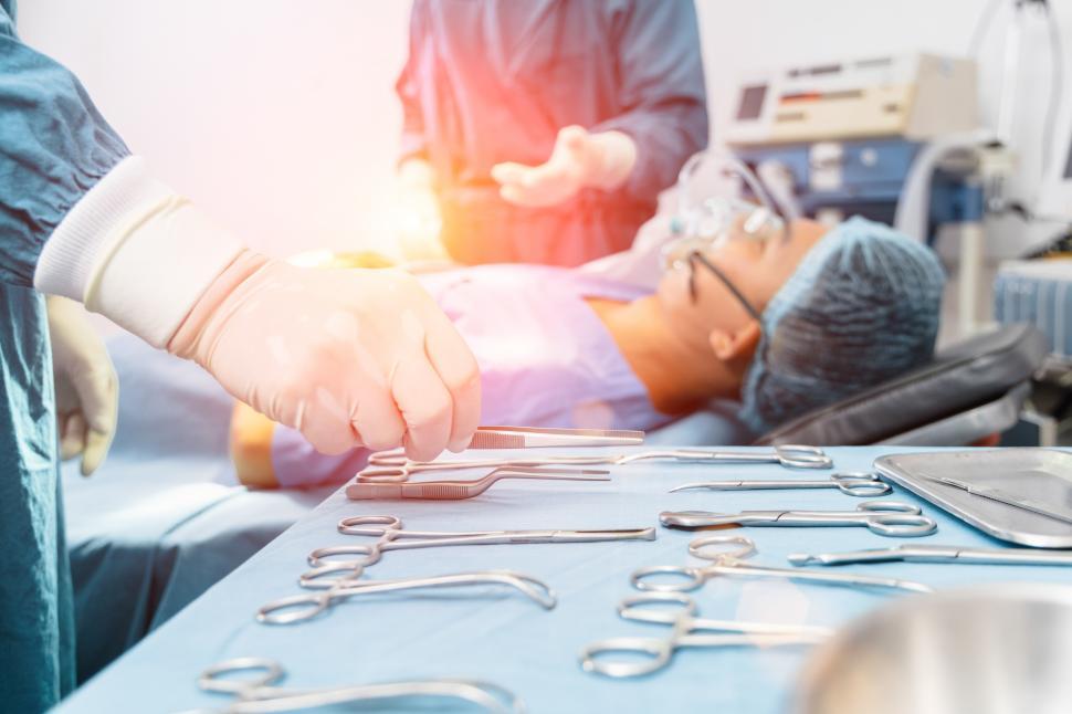 Free Image of Instruments for Surgeons During Operation 