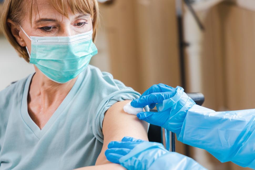 Free Image of Patient ready for vaccination  