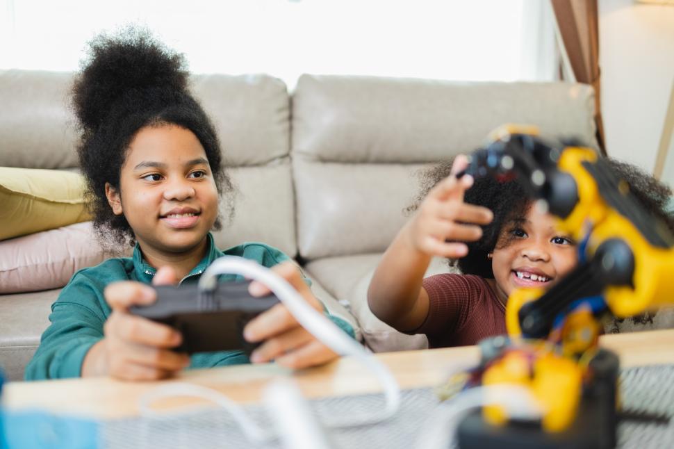 Free Image of Girls learning robotics 