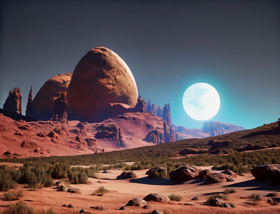 Free Image of Arid desert landscape  