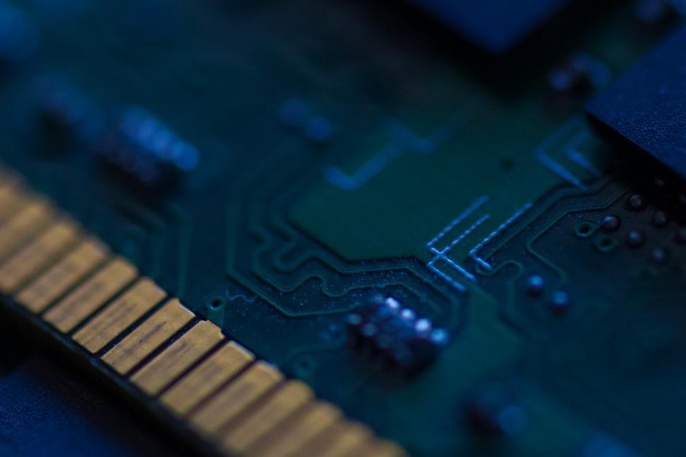 Free Image of DDR RAM memory macro 