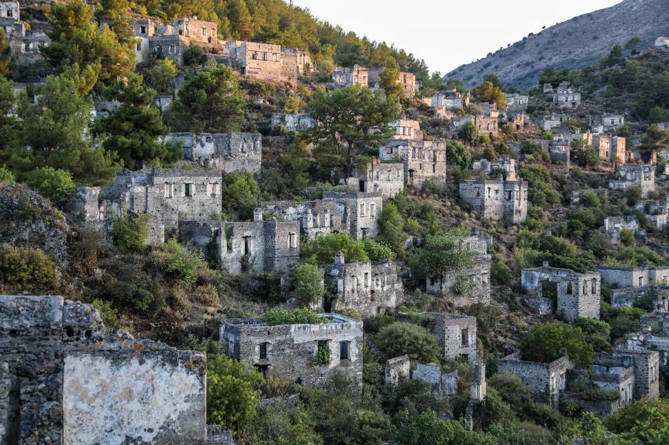 Free Image of Abaondoned Village of Kayakoy, Turkey 