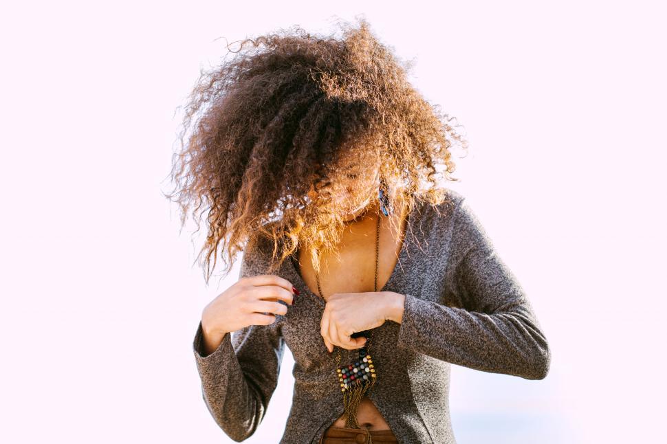 Free Image of girl in dress on the shore 